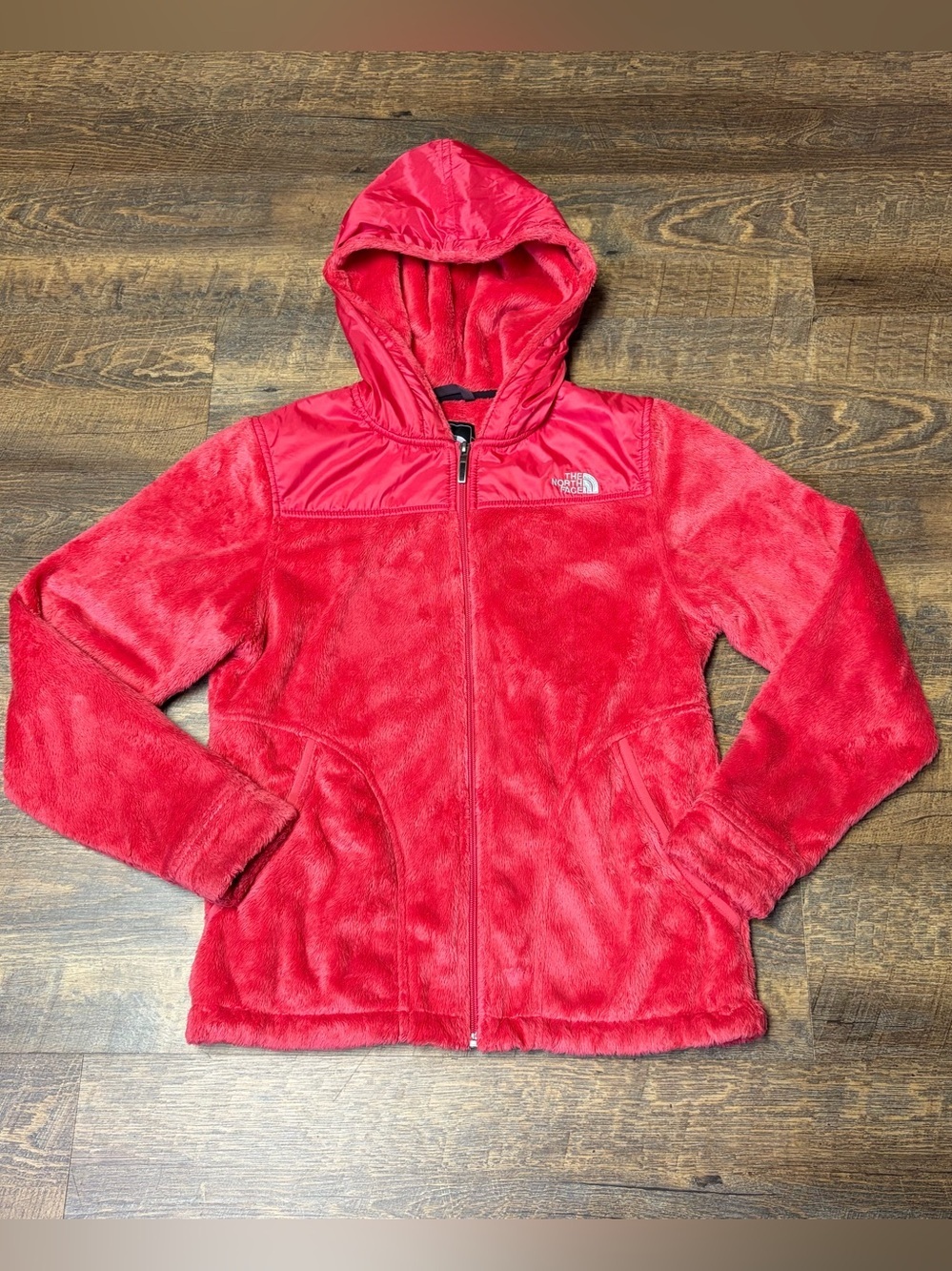 The North Face Oso Hoodie Fleece Jacket Coat Womens Medium Soft Fuzzy Warm Cozy